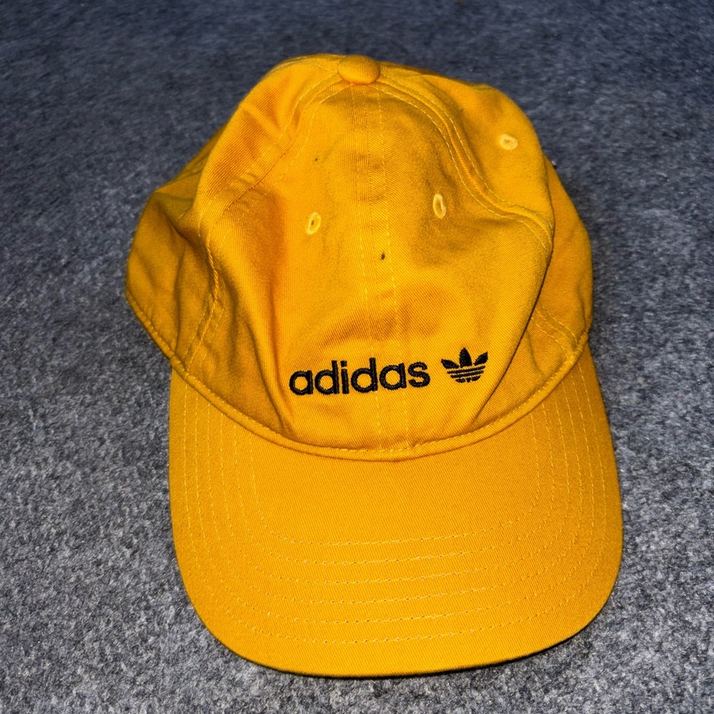 Adidas Golden Yellow Cap with Black Logo